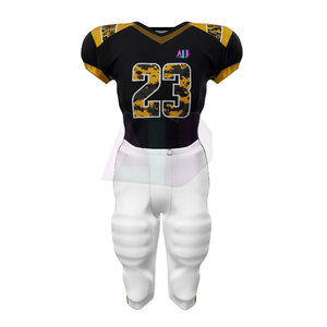 Uniforme de Fútbol Americano Personalizado con Nombre y Número, Diseño Transpirable de Manga Corta para la Identidad del Equipo, Comodidad para Juegos de Alto Nivel - Product Image 2