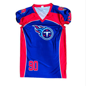 Conjunto de ropa deportiva de uniforme de fútbol americano transpirable de diseño personalizado del fabricante con impresión por sublimación - Product Image 1