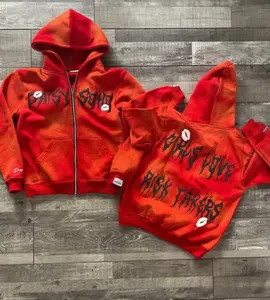 Venta caliente personalizado Puff impresión chándal para la venta en línea Casual moda desgaste chándal para hombres - Product Image 2