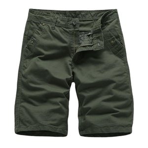 Shorts de verano para hombre de alta calidad, 100% algodón, transpirables, ligeros y con dos bolsillos laterales. Shorts cargo de algodón para hombre. - Product Image 1
