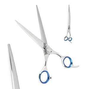 Designed for multi-pet grooming routines <b>Hair</b> Scissor For Animal Pet Grooming Scissor Straight 7" high-end pet grooming products - Product Image 3