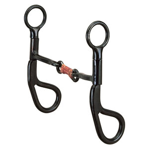 เหล็กสแตนเลสสตีลขนาด5นิ้วปากม้าสีดำทนทานสำหรับการขี่และการฝึกที่สบาย - Product Image 1