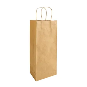 Borsa Shopper Ecologica in Carta Riciclata con Soffietto per Gadget Promozionali in Carta - Product Image 1