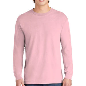 T-shirt à manches courtes avec logo imprimé personnalisé en coton 100% pour hommes adultes avec fonction anti-boulochage SI-MTS-0137 - Product Image 1