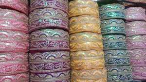 Abstrait sur mesure conçu brodé de plusieurs manières de couleur dans des conceptions ethniques à des fins diverses dans différentes tailles - Product Image 6