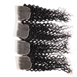 Perruques frontales en dentelle cheveux bruts brésiliens de qualité supérieure pour femmes noires, avec fermeture hd en cheveux humains ondulés de fournisseur de confiance - Product Image 5
