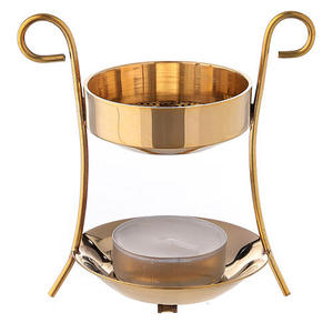 Porta incienso de metal de latón con diseño tradicional, hecho a mano, quemador de incienso de latón sólido. - Product Image 3