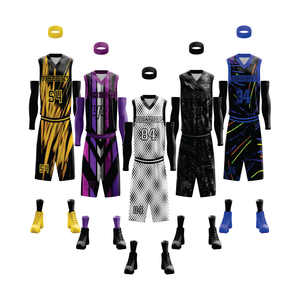 Diseño de logotipo personalizado impreso poliéster BSCI venta al por mayor ropa deportiva transpirable baloncesto Jersey conjunto sublimado - Product Image 1