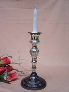 Portavelas de Metal con Forma Personalizada, Soporte para Velas Decorativo Curvado a Mano con Acabado en Cobre para Bodas - Product Image 4