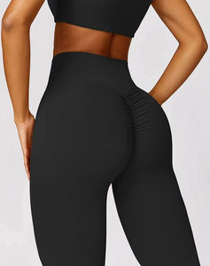 Leggings Deportivos para Mujer, Pantalones de Yoga de Bajo Impacto, Pantalones de Fitness con Cintura Alta y Cadera Elevada, Pantalones de Yoga Ajustados sin Costuras - Product Image 2
