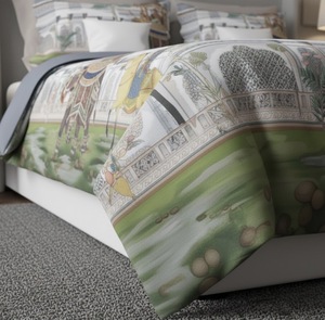 Ensemble de literie pliée en coton 100% King Size de la collection Hôtel, confortable et durable, 600 fils/cm², 2 taies d'oreiller incluses - Product Image 4