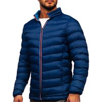 Blouson matelassé noir personnalisé de haute qualité pour homme – Garde au chaud – Blousons d'hiver pour adultes