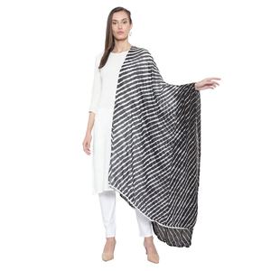 Mujer diseñador étnico indio colorido bordado señoras Dupatta estola algodón Lino crepé acrílico poliéster Georgette - Product Image 5