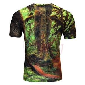 T-shirts pour hommes de qualité supérieure, nouveau style, sublimation, sur mesure, vêtements d'été, polyester/coton, respirant, séchage rapide, écologique - Product Image 2