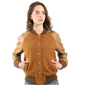 Chaqueta universitaria de moda para mujer, ligera, duradera, de punto de algodón, transpirable para otoño, ropa informal o deportiva - Product Image 6