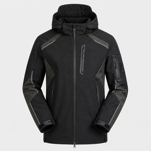 Chaqueta Casual de Invierno con Capucha para Hombre HAPPY HORSE, Chaqueta Softshell Impermeable y Cortavientos, Exterior de Nailon y Algodón, Forro de Poliéster y Algodón - Product Image 1
