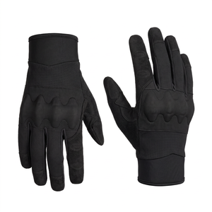 Guantes Tácticos con Protección Contra Impactos, Ajuste Delgado, Pantalla Táctil, Palma de Gamuza Sintética, Agarre de Silicona, Transpirables, Protección para Nudillos, Guantes de Trabajo - Product Image 1