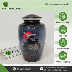 Urnes de crémation en aluminium de conception artisanale très demandées et de bonne qualité, parfaites pour les monuments commémoratifs humains et animaux de compagnie - Product Image 2
