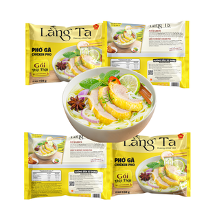 Nouilles Instantanées de Riz au Poulet Pho avec de la vraie sauce au poulet 105G pack délicieux repas soupe pratique ISO HACCP Vietnam fabricant - Product Image 6