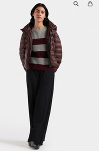 Vestes imprimées avec logo personnalisé OEM Vestes d'hiver à bulles pour femmes Manteau bouffant court brillant Vestes pour femmes - Product Image 4