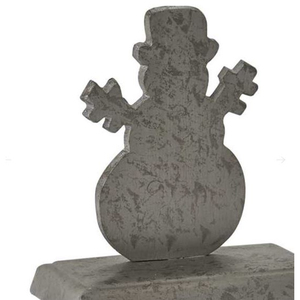 Soporte decorativo de Navidad con diseño de hombre de nieve, soporte de suspensión de Metal Vintage para decoración festiva de Navidad - Product Image 5