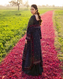 AJM Trade House Designer Ethnic Pakistanais Costumes Salwar pour femmes Soie formelle et Georgette lourde pour les fêtes 5608 - Product Image 3