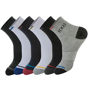Customizable Men's High Quality Black Crew Socks Professional Self-Heated Thermal Design for Cycling Casual Style Your Own Logo - Product Image 2