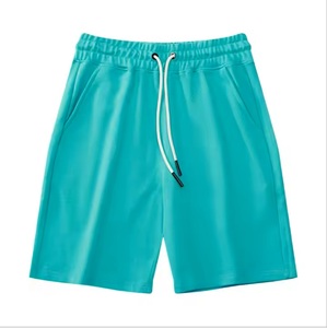 Venta al por mayor 100% algodón hombres pantalones cortos de gimnasio de secado rápido pantalones cortos de sudor de moda diseño sólido Ecológico Traje de baño hecho a medida - Product Image 2