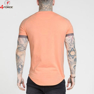 เสื้อยืดออกกำลังกายแบบไร้รอยต่อสำหรับผู้ชายเสื้อยืดออกกำลังกายแบบเรียบง่ายเสื้อออกกำลังกายกล้ามเนื้อแบบสีพื้นออกแบบโลโก้ได้ตามต้องการ - Product Image 3