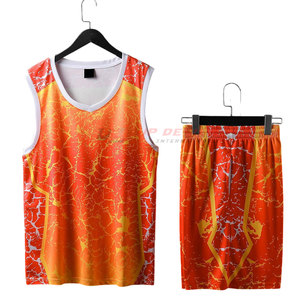 Uniforme de Baloncesto Sublimado Profesional 100% Poliéster, Transpirable, Ligero, Sin Mangas, Unisex para Adultos - Product Image 6