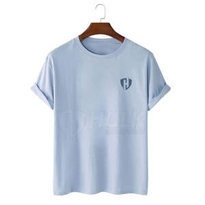 T-shirt pour hommes en gros, 100% coton, col rond, logo OEM personnalisé, couleur personnalisée, design de t-shirt pour hommes - Product Image 1
