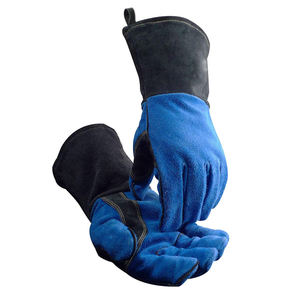 Guantes de soldadura de cuero Premium Llegada Resistencia al calor Guantes de seguridad razonables Resistencia al calor Servicio OEM personalizado mejor - Product Image 1