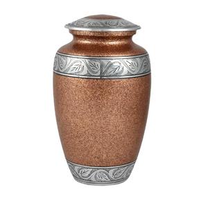 Alta demanda con urnas hechas a mano a precio razonable para cenizas humanas Suministros funerarios Cremación de urna de aluminio con calidad de exportación - Product Image 4