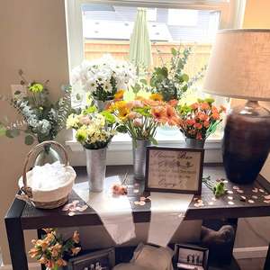 <span class=keywords><strong>Vaso</strong></span> per Fiori in Metallo Zincato con Manici |   Portafiori Rustico in Stile Fattoria in Zinco nei Colori Argento / <span class=keywords><strong>Bianco</strong></span> / Rame - Product Image 3