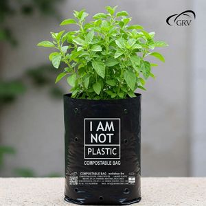 Sacs de Pépinière Compostables en PLA GRVs Biodégradables Écologiques Sacs de Culture pour Pépinières Fermes Jardins Domestiques - Product Image 1