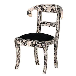 Muebles con incrustaciones de hueso de forma cilíndrica, muebles tallados de lujo para el hogar clásico - Product Image 5