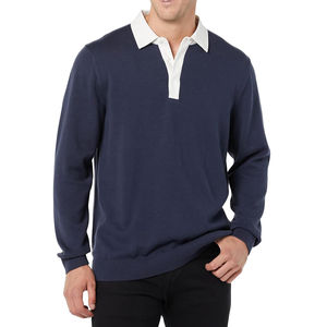 เสื้อรักบี้แบบมืออาชีพสั่งทำพิเศษ ระบายอากาศได้ดี ประสิทธิภาพคงที่ ออกแบบโลโก้ตามสั่ง ทรงหลวมสำหรับนักกีฬาฝึกซ้อม - Product Image 5