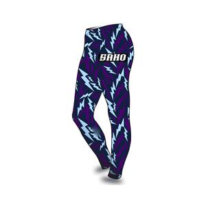 Moisture wicking GAA leggings <b>with</b> high quality stretch polyester sublimated logo OEM MOQ Pakistan - Product Image 6