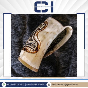 Tasse à bière en céramique de corne à boire Viking de haute qualité largement utilisée par les professionnels pour les fêtes pour les gros acheteurs - Product Image 3