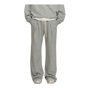 กางเกงผู้ชายใส่สบายทุกวันทำด้วยผ้าขนแกะเทอร์รี่ผ้าฝ้ายแห้งเร็วชุดกีฬาสำหรับยิมและกลางแจ้ง - Product Image 1