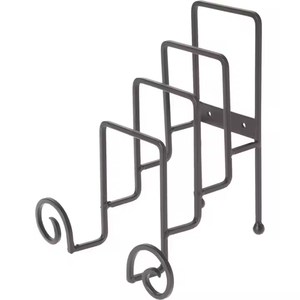 Grand support de plaque en acier inoxydable personnalisé avec finition polie, parfait pour l'affichage élégant d'ustensiles de cuisine et de restaurant - Product Image 6