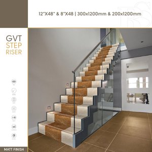 Azulejos de cerámica de porcelana de 300x900mm | Azulejos de escalera modernos para hogares con estilo - Product Image 4