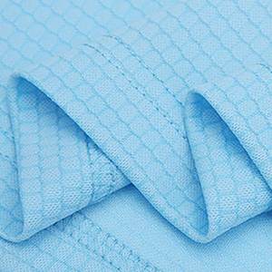 T-shirts à col en V pour homme, blancs, de sport, respirants, 100% coton, manches courtes, décontractés, style hip-hop, motif tricoté - Product Image 5