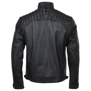 Nouveauté 2025 veste de moto en cuir véritable veste de motard noir dernière conception hommes veste - Product Image 6