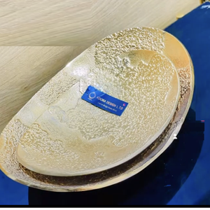 Cuenco para servir de decoración del hogar, cuenco de aluminio con forma ovalada para comida y fruta para servir, artículo de lujo para el hogar y el restaurante del Hotel - Product Image 4