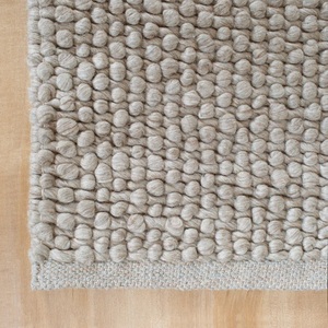 Tapis modernes en laine naturelle, tressés à la main, tapis en laine tressés à la main pour le salon - Product Image 2