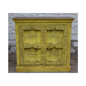 Armoire moderne à 2 portes en bois sculpté sur mesure pour salle de bain cuisine parc pour canapés de salon - Product Image 4