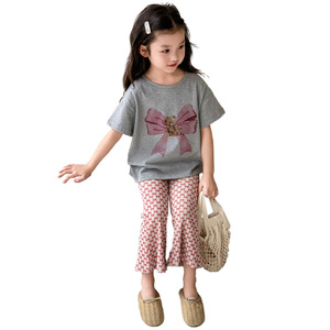 กางเกง SP406ขายาวสำหรับเด็กผู้หญิงกางเกงฤดูร้อน - Product Image 1