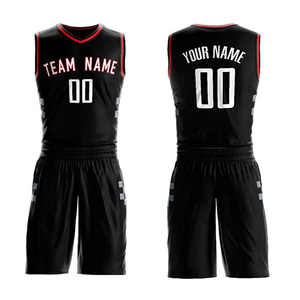 Nouvel uniforme de basketball pour hommes en polyester respirant et léger, de haute qualité, personnalisé en usine, séchage rapide, tenue d'entraînement, personnalisable pour équipe - Product Image 1