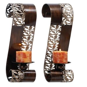 Applique murale en métal bougeoir de noël intérieur et extérieur décoration de noël fêtes nouvel an décor fait artisanat personnalisé - Product Image 2